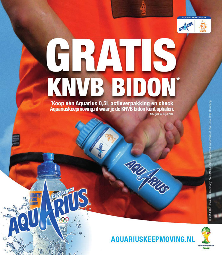 Aquarius KNVB-bidon