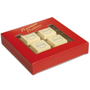 Doosje logo chocolade