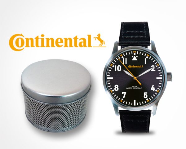 Pilot horloge met lederen band