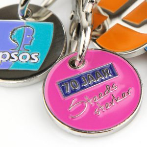 Winkelwagenmuntjes Diepdruk | Caddy coins bedrukken