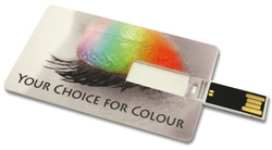 Usb stick creditcard