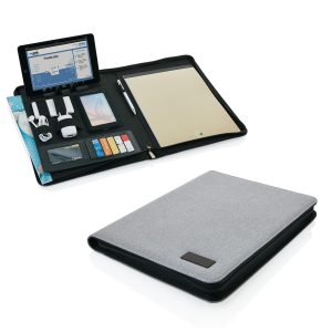 Deluxe tech portfolio met rits