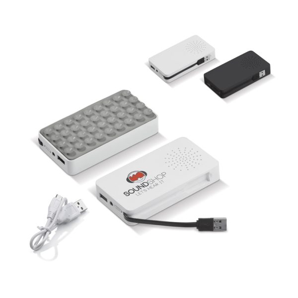 Speaker en powerbank in 1