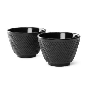 Theekopjes Jang, zwart, set van 2