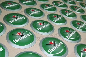 Emaille klokken, Heineken