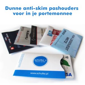 Dunne anti-skim pashouder