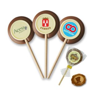Chocolade Lollies met logo