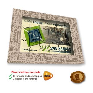 Chocolade Puzzel met foto