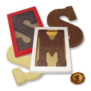 Chocoladeletter 175 gram - Schildpadmotief