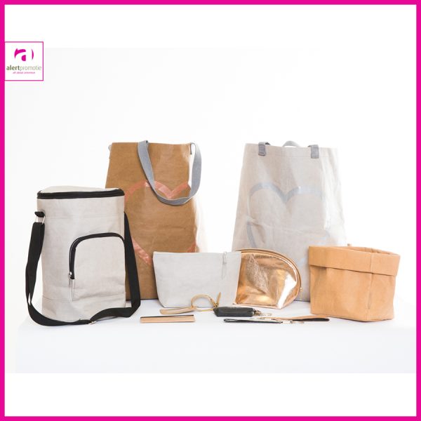 FSC wasbaar kraft lunchbag met opdruk