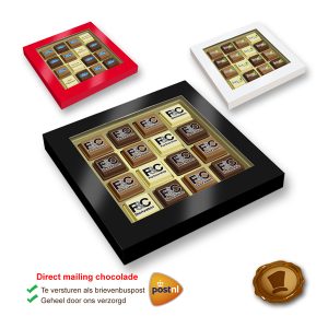 Premium Pralines 16 stuks, bedrukt