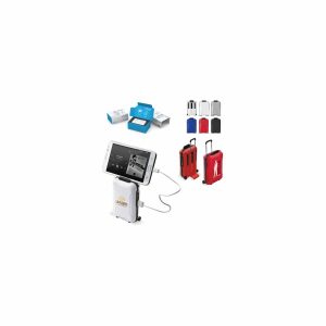 reiskoffer powerbank en speakers