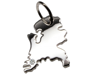 Een land als sieraad - Zilveren-hanger-nederland