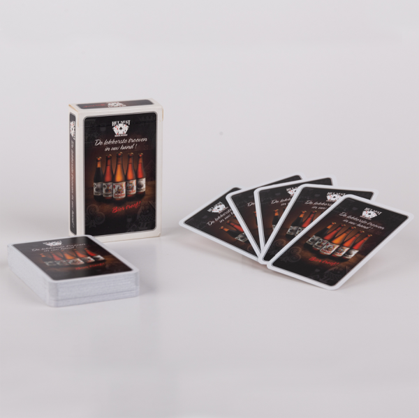Promotionele speelkaarten, volledig gepersonaliseerd