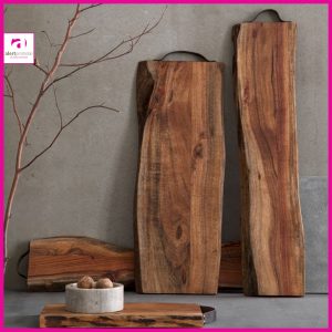 Houten borrelplank met logo