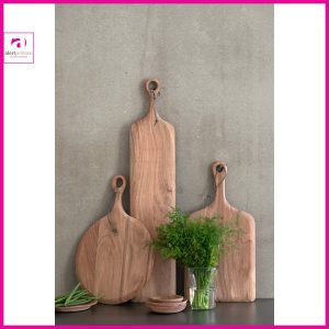 Houten borrelplank met logo
