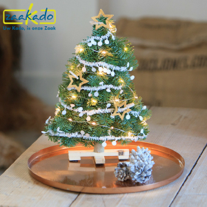 Kerstboom door de brievenbus