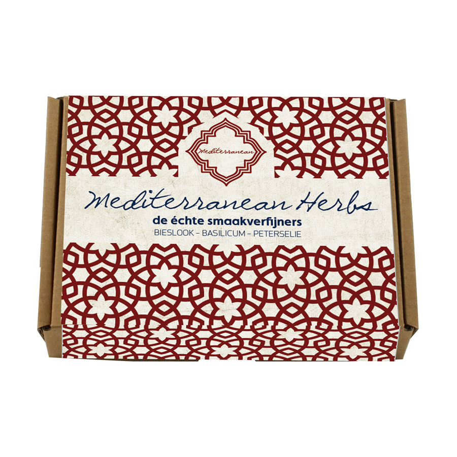 Kraft doosje Mediterranean Herbs