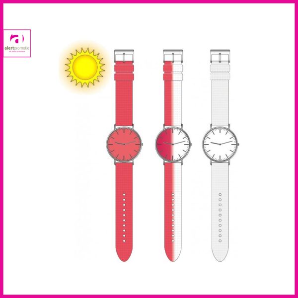Van kleur veranderende horloge met logo