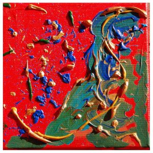 Schilderij Watch the dog