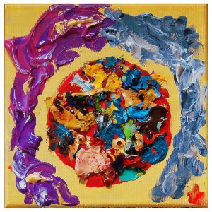 Schilderij Watch the dog