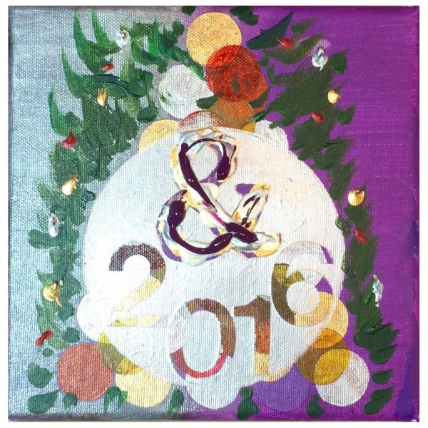 Schilderij We welcome this New Year