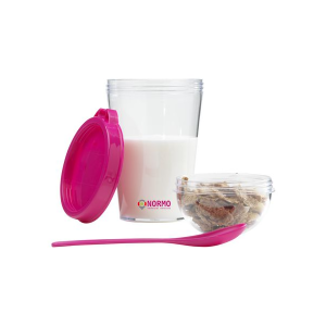 Yoghurtbeker met bedrukking