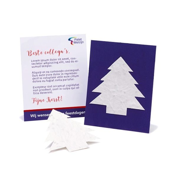 Bloeiende kerstkaart