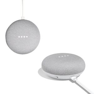 Google home speakers met logo