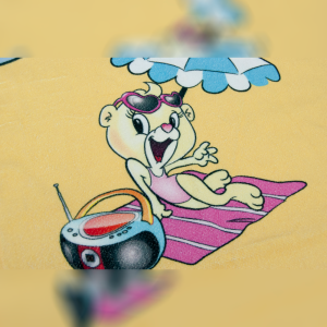 bedrukte handdoek strandlaken douchelaken