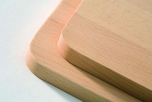 kwaliteit beukenhouten Butler snijplank - hoek