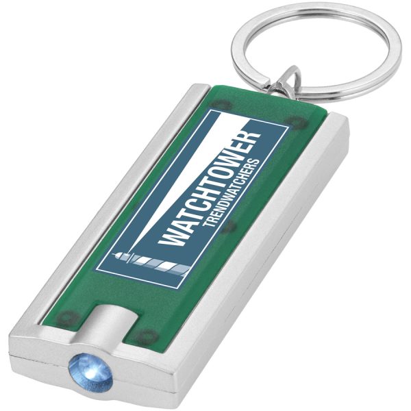 Bedrukte Castor zaklamp met sleutelhanger