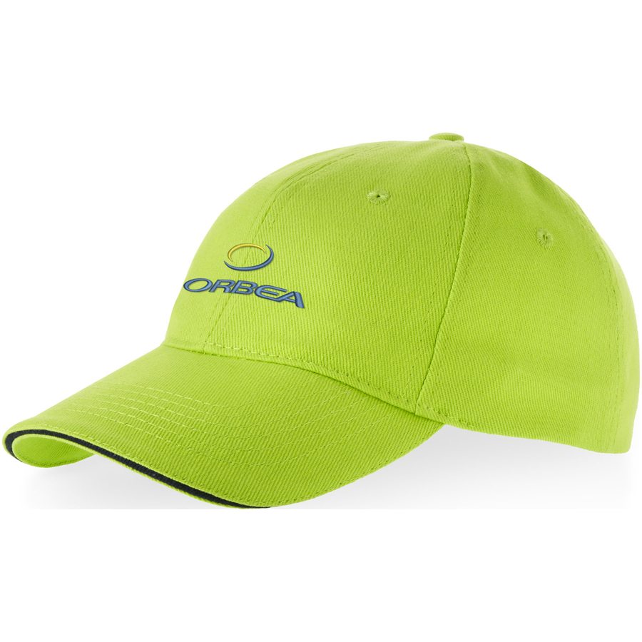 Bedrukte Challenge 6 panel sandwich cap Bedrukte Challenge 6 panel sandwich cap