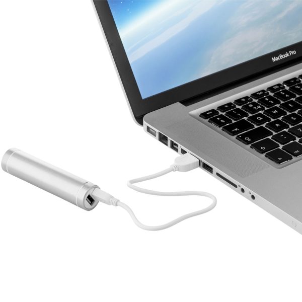 Bolt aluminium powerbank 2.200 mAh met bedrukking