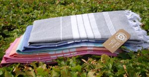 Hamamdoek van gerecycled garen