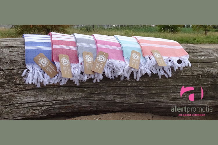 Hamamdoek van gerecycled garen een duurzaam geschenk