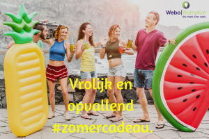 Vrolijk en opvallend zomercadeau