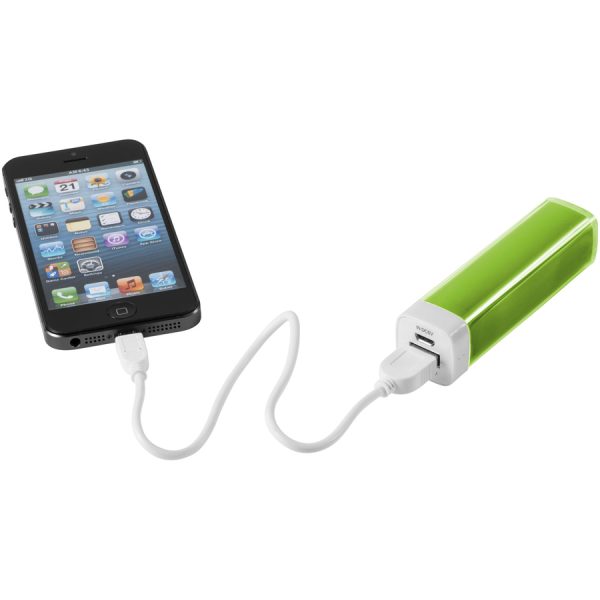 Bedrukte Flash powerbank 2.200 mAh