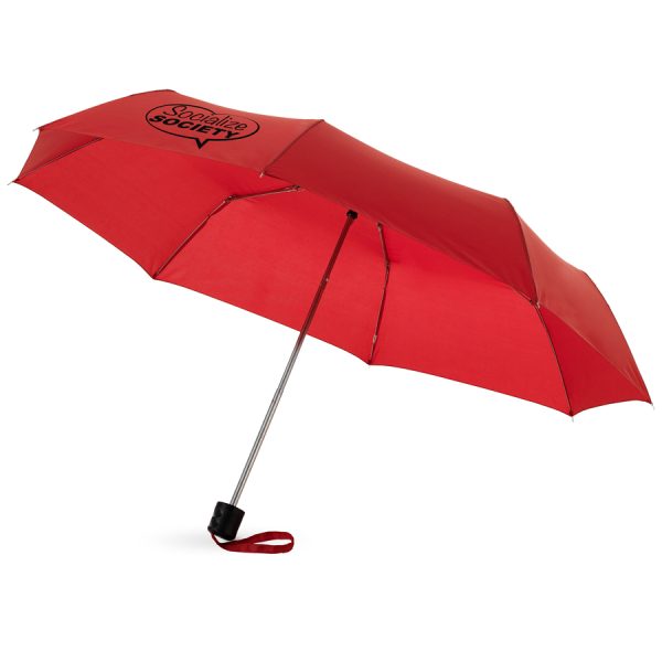 Bedrukte Ida 21.5inch 3 sectie paraplu