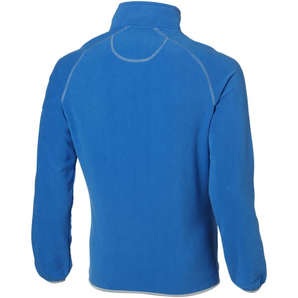 Drop shot heren microfleece jack met bedrukking