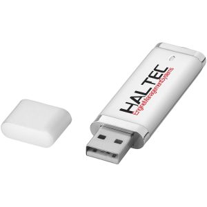 Flat USB 4GB met bedrukking