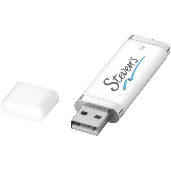 Flat USB 4GB met bedrukking