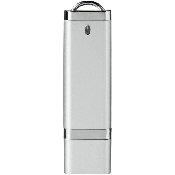 Flat USB 4GB met bedrukking
