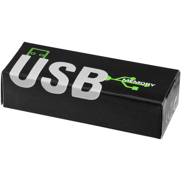 Flat USB 4GB met bedrukking