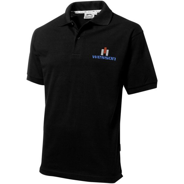 Forehand herenpolo met bedrukking