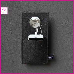 IDID telefoon organizer van gerecycled vilt