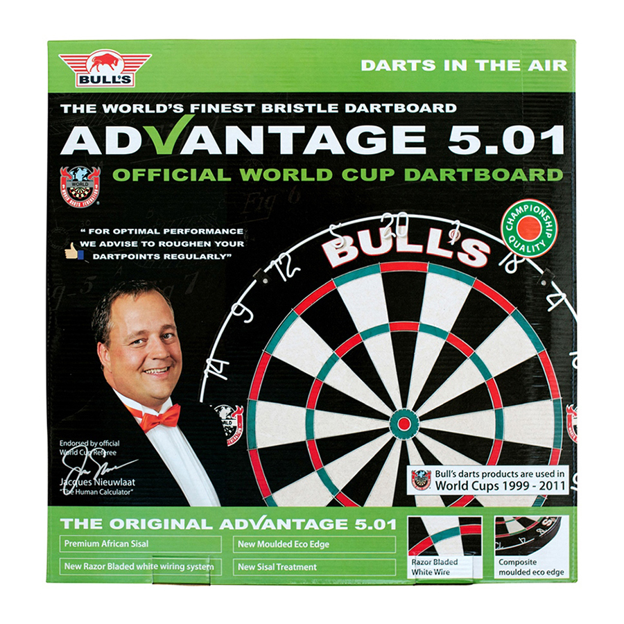Bull's Advantage 5.01 Dartboard 2 Bull's Advantage 5.01 Dartboard