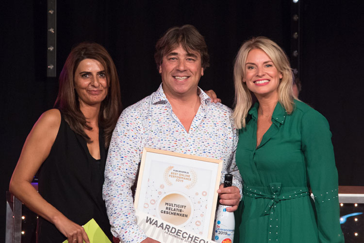 Multigift winnaar publieksprijs Best Online Performance 2019