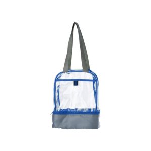 Transparante lunchtas met koelvak met logo bedrukking