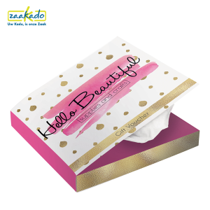 tissuebox bedrukt eigen ontwerp huisstijl boek cover flap